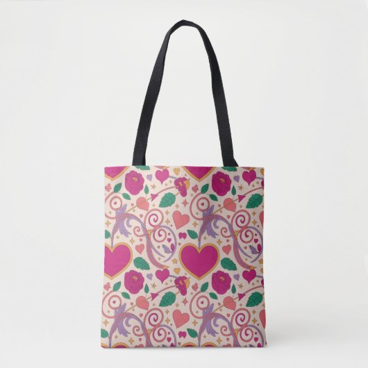 Valentine’s Day Tote Bag | Romantic, Cute (Voorkant)