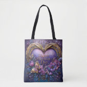 Valentine’s Day Tote Bag | Romantic, Cute (Voorkant)