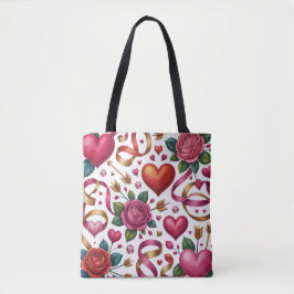 Valentine’s Day Tote Bag | Romantic, Cute