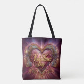 Valentine’s Day Tote Bag | Romantic, Cute (Achterkant)