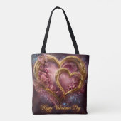 Valentine’s Day Tote Bag | Romantic, Cute (Achterkant)