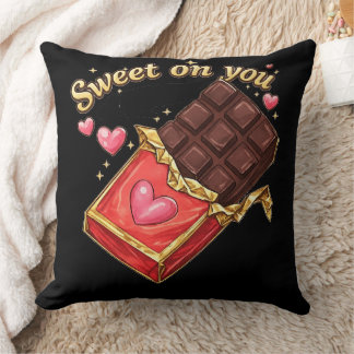 Valentine’s design inspired by chocolate kussen