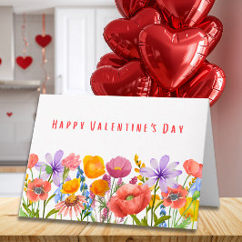 Valentine’s for Him - Romantic Flowers Heart Love Kaart