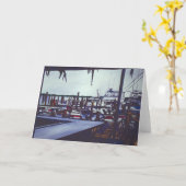 Valentine’s View, Harbor Island Greeting Card Kaart (Gele Bloem)