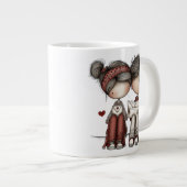 Valentine – Sweet Love Letters Specialty Mug Grote Koffiekop (Voorkant rechts)