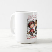 Valentine Swing Kids Illustration Koffiemok (Voorkant links)