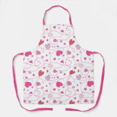 Valentine Swirling Hearts Schort (Voorkant)