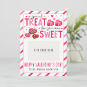 Valentine Teacher Appreciation Gift Card Holder Kaart (Staand voorkant)