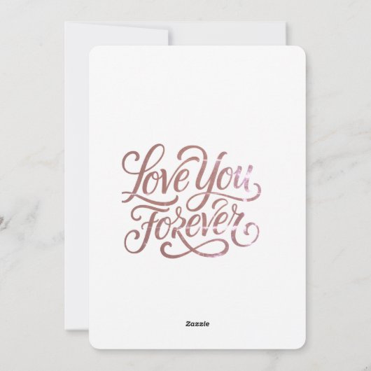 Valentine teddy bear feestdagenkaart (Achterkant)