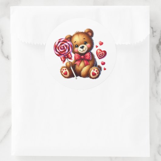 Valentine Teddy Stickers (Tas)