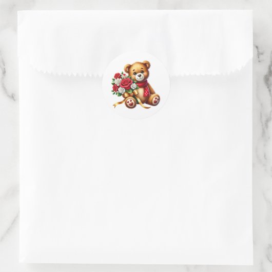 Valentine Teddy Stickers (Tas)
