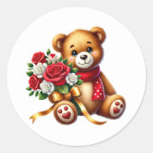 Valentine Teddy Stickers (Voorkant)