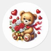 Valentine Teddy Stickers (Voorkant)