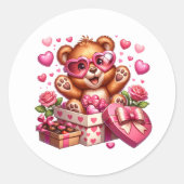 Valentine Teddy Stickers (Voorkant)
