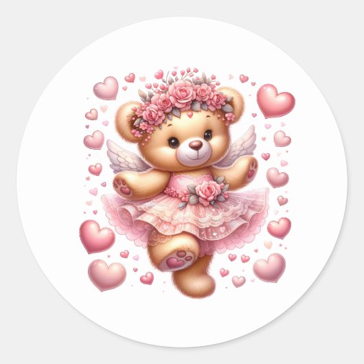 Valentine Teddy Stickers (Voorkant)