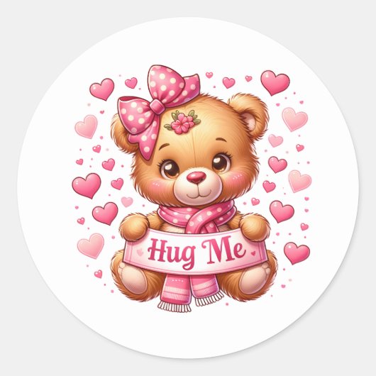 Valentine Teddy Stickers (Voorkant)