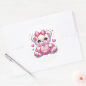 Valentine Teddy Stickers (Envelop)
