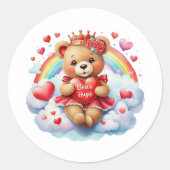 Valentine Teddy Stickers (Voorkant)