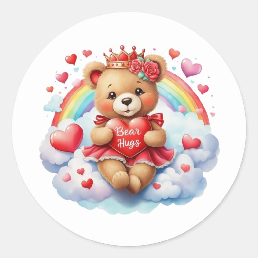 Valentine Teddy Stickers (Voorkant)