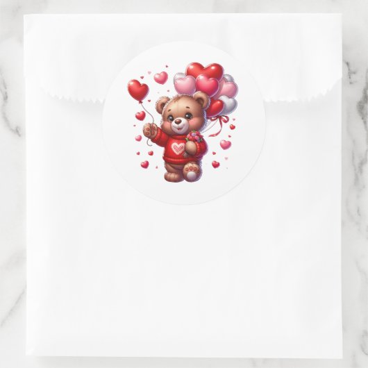Valentine Teddy Stickers (Tas)