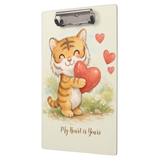 Valentine tiger klembord (Links)