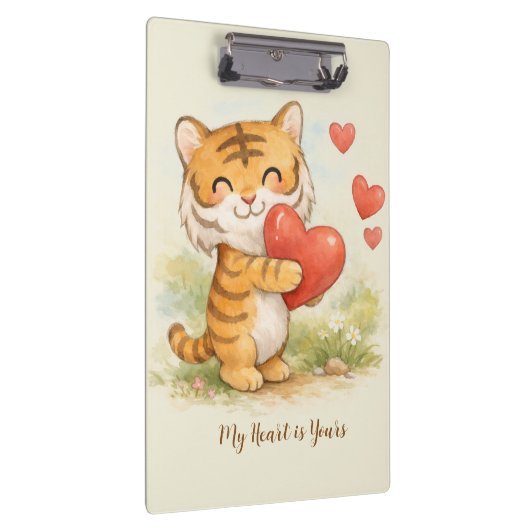 Valentine tiger klembord (Rechts)