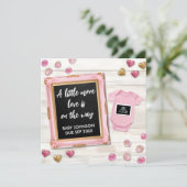 Valentine Ultrasound Photo Social Media Aankondiging (Staand voorkant)