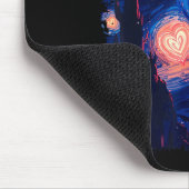 Valentine Van Gogh Starry Night Heart Matching Cou Muismat (Hoek)