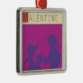 <Valentine>van Steve Collier Metalen Ornament (Rechts)