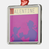 <Valentine>van Steve Collier Metalen Ornament (Links)
