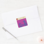 <Valentine>van Steve Collier Vierkante Sticker (Envelop)