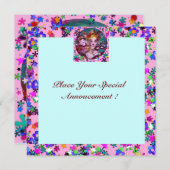 VALENTINE VENETIAANS MASKERBAL KAART (Voorkant / Achterkant)