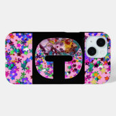 VALENTINE VENETIAANSE MASKERADE MONOGRAM C LETTER Case-Mate iPhone CASE (Achterkant (horizontaal))