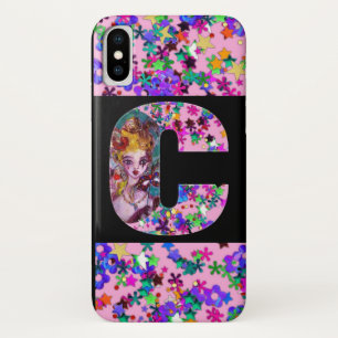 VALENTINE VENETIAANSE MASKERADE MONOGRAM C LETTER Case-Mate iPhone CASE
