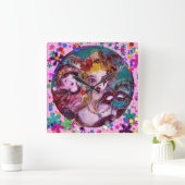 VALENTINE VENETIAN MASQUERADE PARTY VIERKANTE KLOK (Huis)