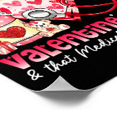 Valentine Vibes & That Medical Istant Life Gir Poster (Hoek)