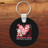 Valentine Vibes &amp; That Medical Istant Life Gir Sleutelhanger (Voorkant)