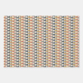 Valentine Vibes Art Nouveau Pattern Inpakpapier Vel (Voorkant 2)