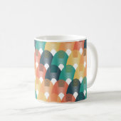 Valentine Vibes Art Nouveau Pattern Koffiemok (Voorkant rechts)