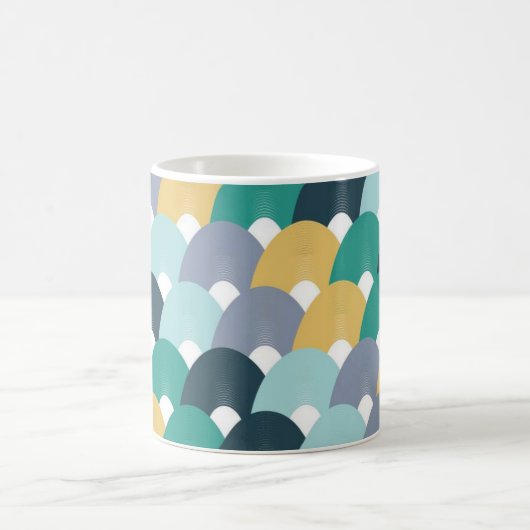 Valentine Vibes Floral Pattern Koffiemok (Center)