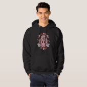 Valentine Vibes Smile Face Trendy Valentines Day G Hoodie (Voorkant volledig)