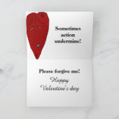 VALENTINE WAT HET HART ZOEKT TE VINDEN  KAART (Binnen)