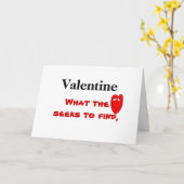 VALENTINE WAT HET HART ZOEKT TE VINDEN  KAART (Gele Bloem)