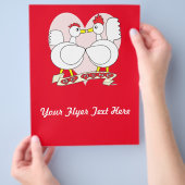 Valentine wees van mij flyer (Hand)