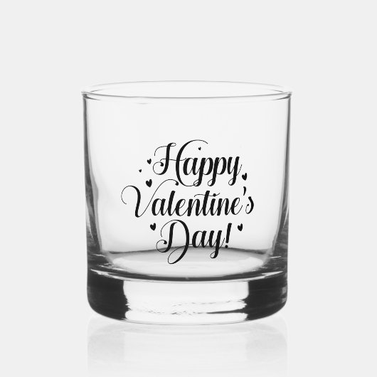 Valentine Whisky Glas (Voorkant)