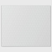 Valentine White Elegant Heart Texture Cadeaupapier (Vlak)