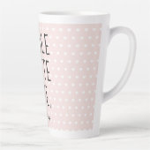 Valentine Whole Latte Love Zwarte Script Roze Mok (Rechts)