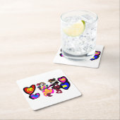 Valentine win love kartonnen onderzetters (Insitu)