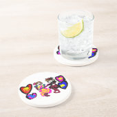 Valentine win love zandsteen onderzetter (Zijkant)