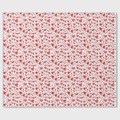 Valentine Wrapping Paper Love-Inspired Gift Wrap Cadeaupapier (Vlak)